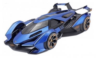 36454B  Lamborghini V12 Visian Grand Turismo Blue 2021  1:18